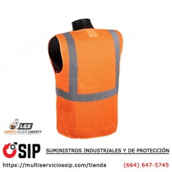 Chaleco de Seguridad Clase 2 Naranja Económico ANSI-107 C16000F