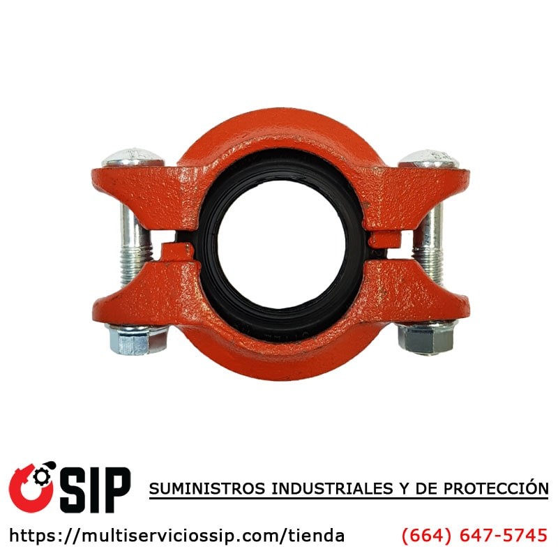 Cople Rígido Ranurado de 1-1/2" Listado y Aprobado UL/FM